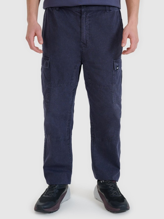 4F Spodnie casual cargo męskie - szare XXL