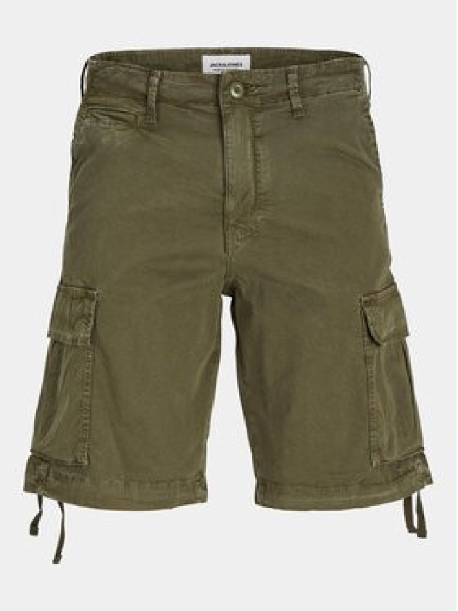 Jack & Jones Szorty materiałowe Cole 12253122 Zielony Loose Fit