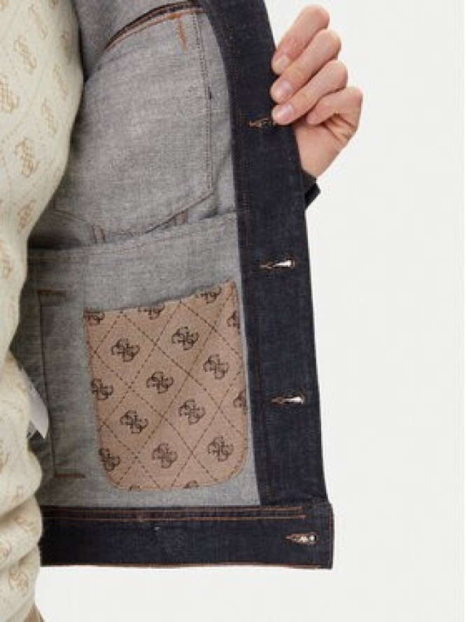 Guess Kurtka przejściowa 177333 Niebieski Classic Fit