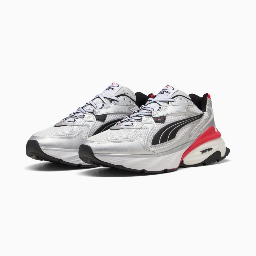 Buty sportowe męskie Puma FADE NITRO LS srebrne 40620312 r 47