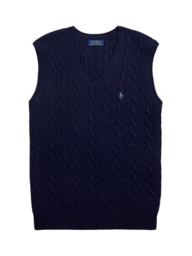 Polo Ralph Lauren Sweter 710974166001 Granatowy Regular Fit