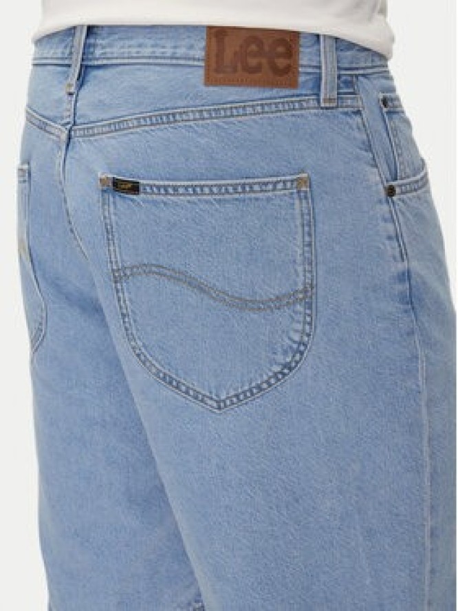 Lee Szorty jeansowe Asher 112364084 Niebieski Loose Fit