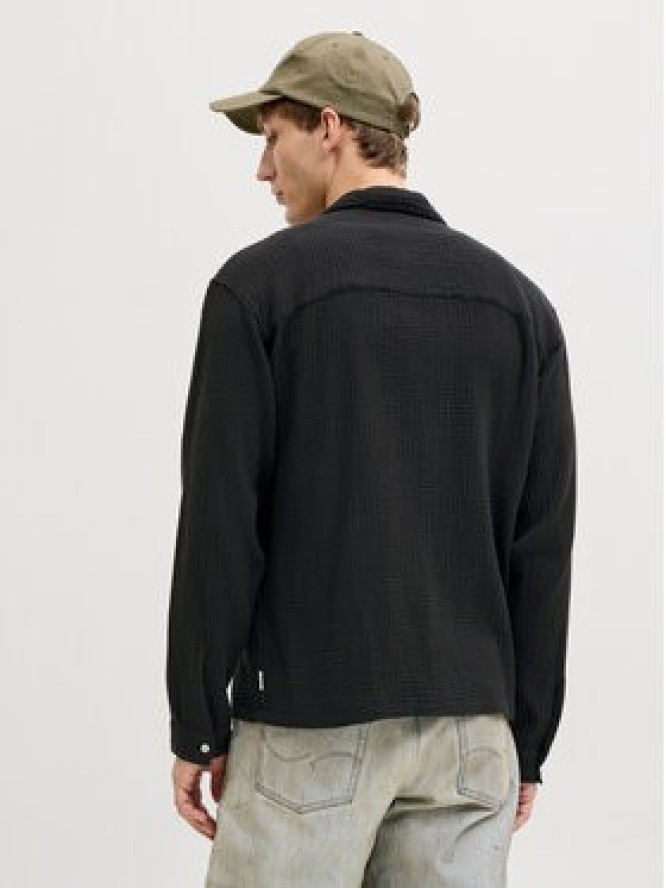 Jack & Jones Koszula Nantucket 12291804 Czarny Relaxed Fit