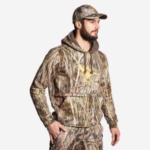 Bluza myśliwska Solognac 500 camo mokradła
