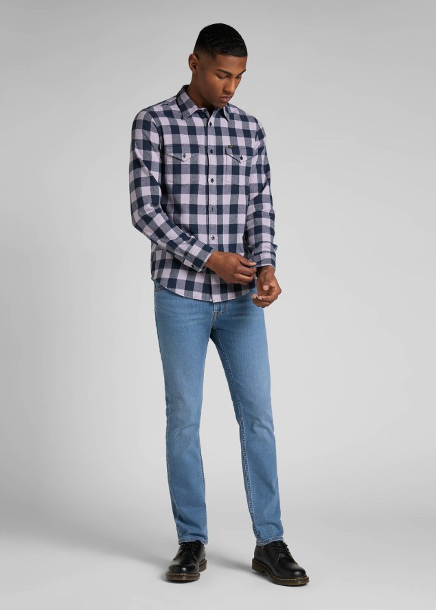 LEE RIDER MĘSKIE SPODNIE JEANSOWE LIGHT WORN L701SQBH 112319709