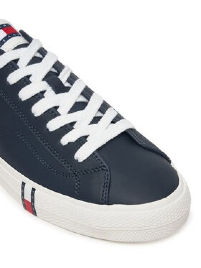 Tommy Jeans Sneakersy Archive Vulc. Y2K Long Lace EM0EM01676 Granatowy