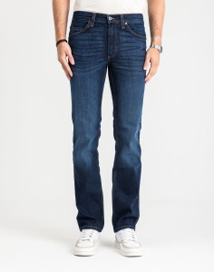 MUSTANG TRAMPER TAPERED MĘSKIE SPODNIE JEANSOWE JEANSY DŻINSY DENIM BLUE 1015352 5000 982