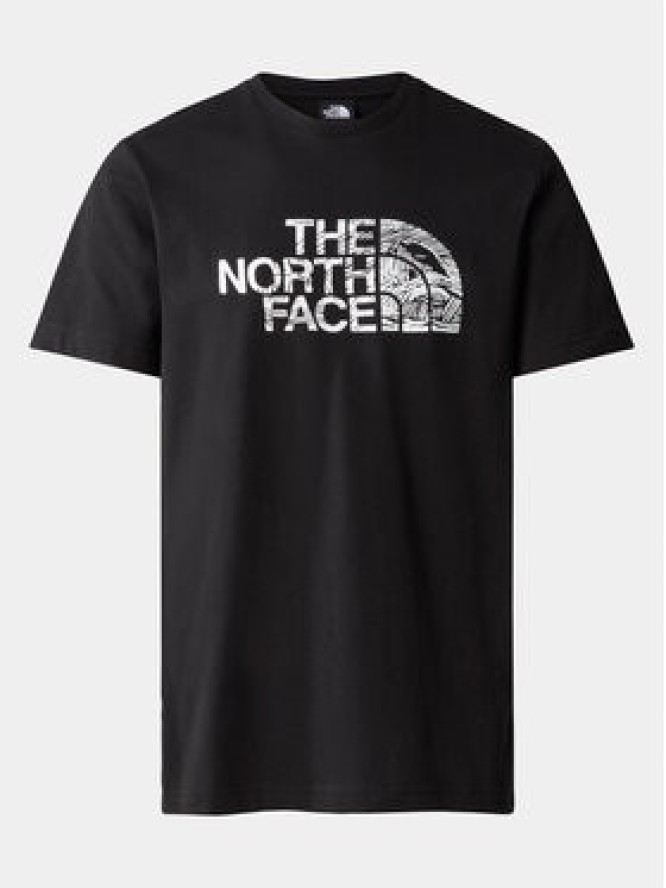 The North Face T-Shirt Woodcut Dome NF0A87NX Czarny Regular Fit