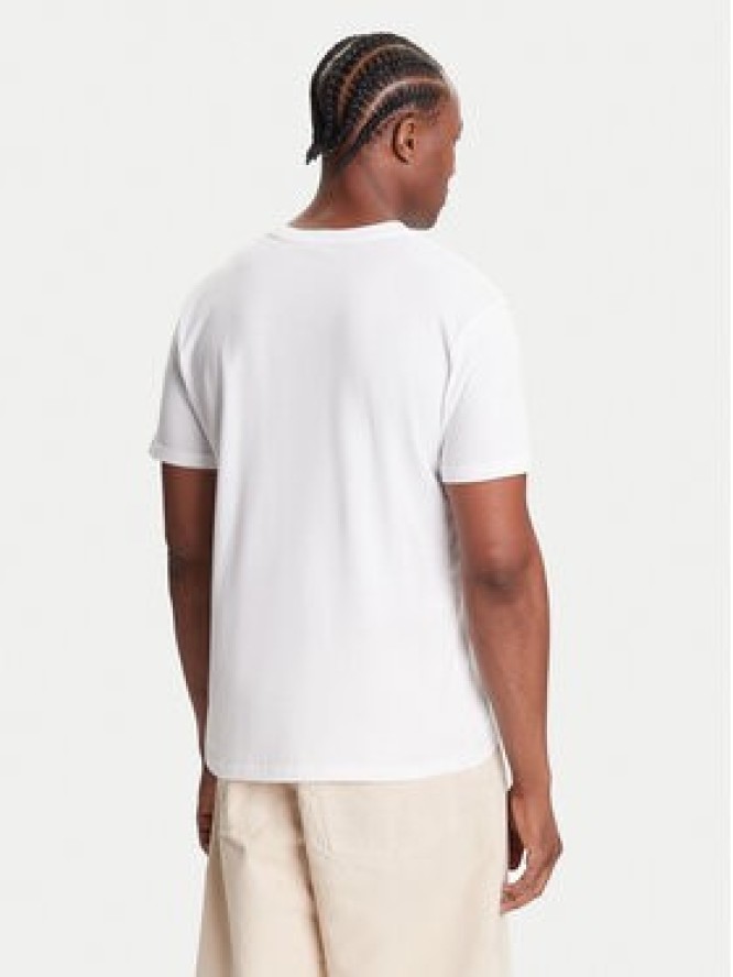 Quiksilver T-Shirt Ev Comp Logo EQYZT08182 Biały Regular Fit