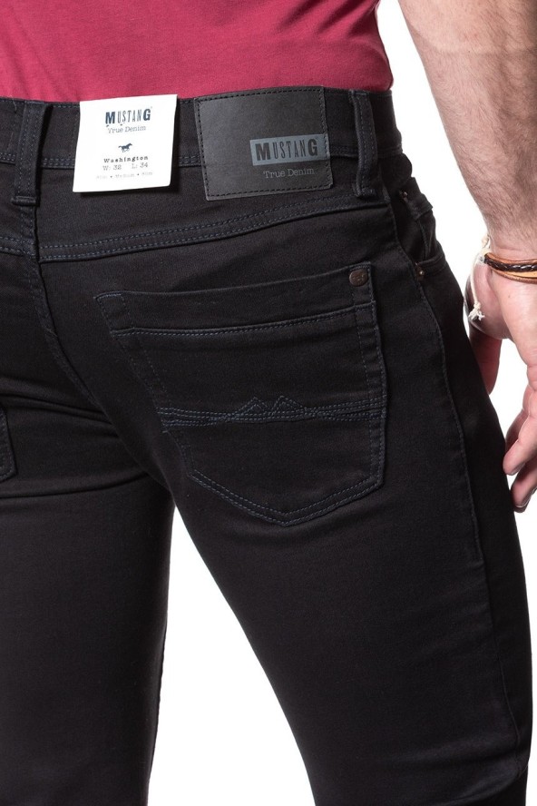 MUSTANG Washington MĘSKIE SPODNIE JEANSOWE DENIM BLACK 1007655 4000 940