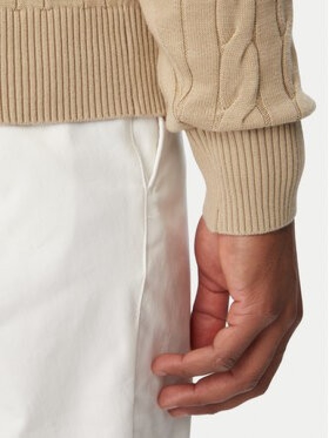 Tommy Hilfiger Sweter MW0MW33132 Beżowy Regular Fit