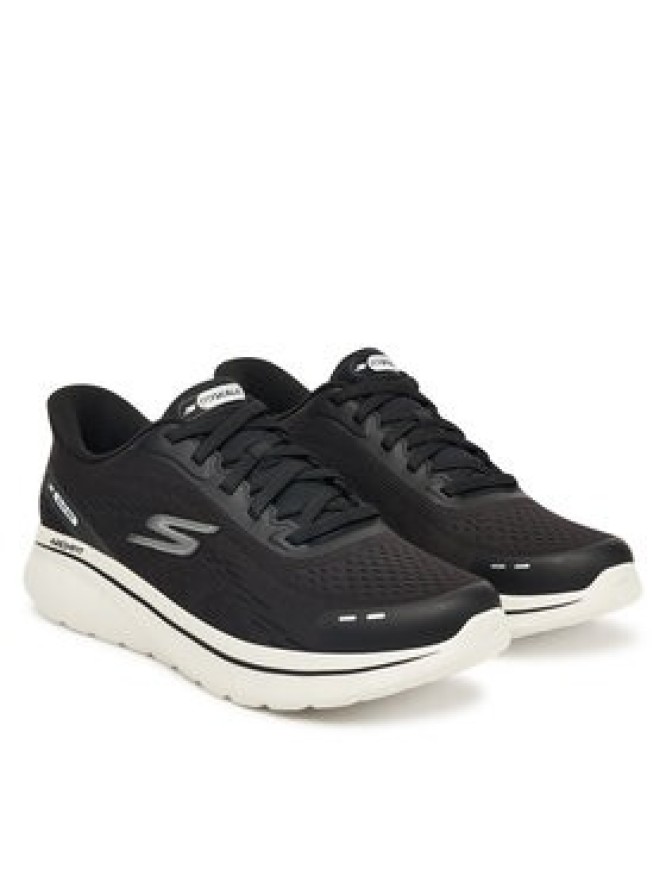 Skechers Sneakersy Go Walk Arch Fit N-Joy 217075 BKW Czarny