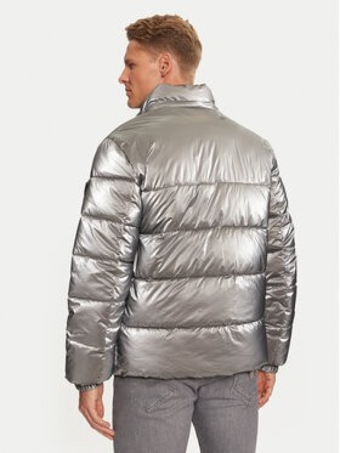 Guess Kurtka zimowa M4BL46 WGJT0 Srebrny Regular Fit