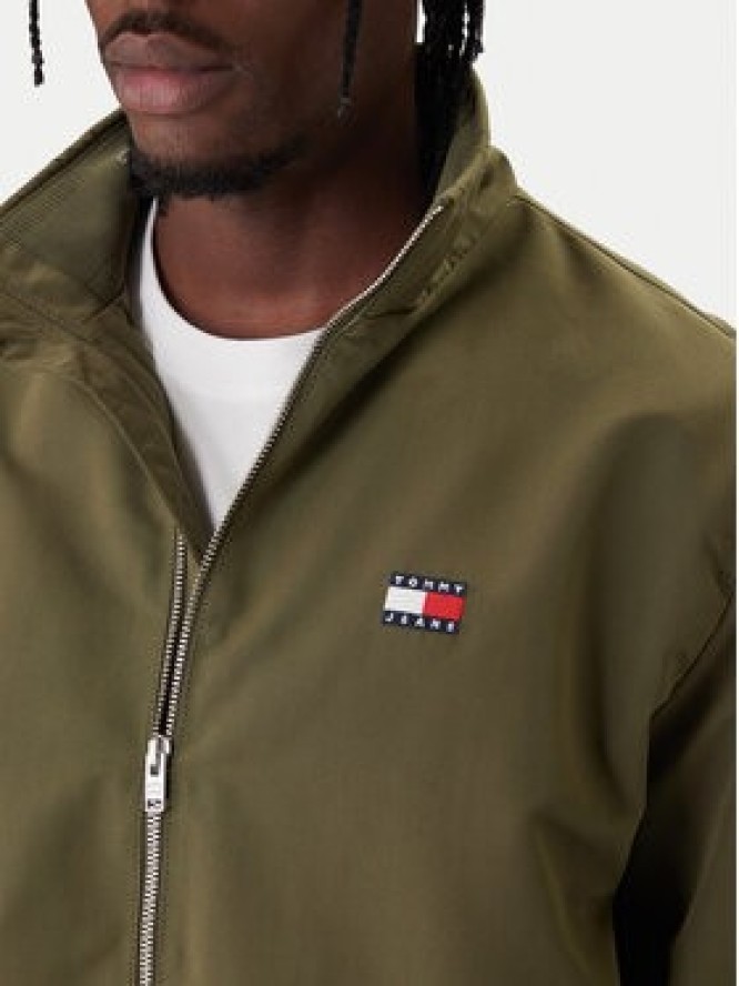 Tommy Jeans Kurtka przejściowa Essential DM0DM22720 Zielony Regular Fit