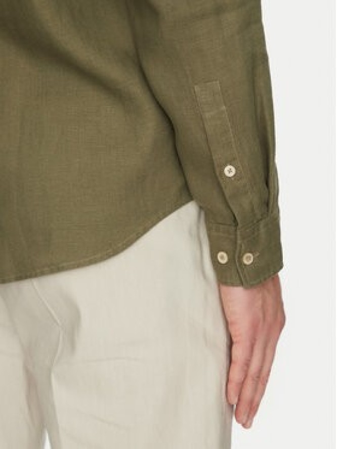 Marc O'Polo Koszula 523 7428 42318 Zielony Regular Fit