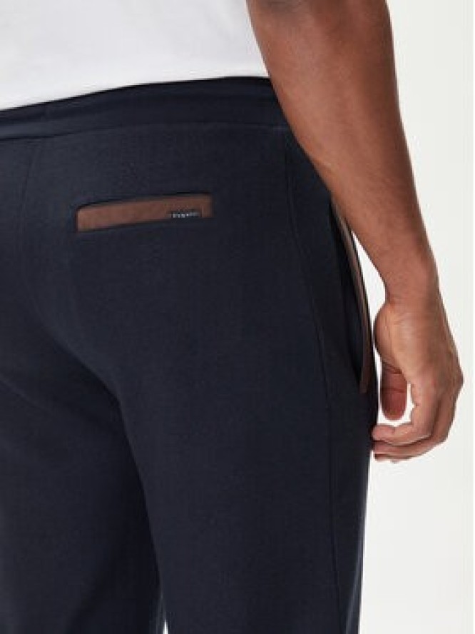 Bugatti Spodnie dresowe 8200-85050D Granatowy Regular Fit