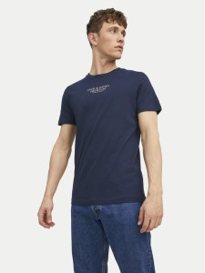 Jack & Jones T-Shirt Archie 12217167 Granatowy Regular Fit