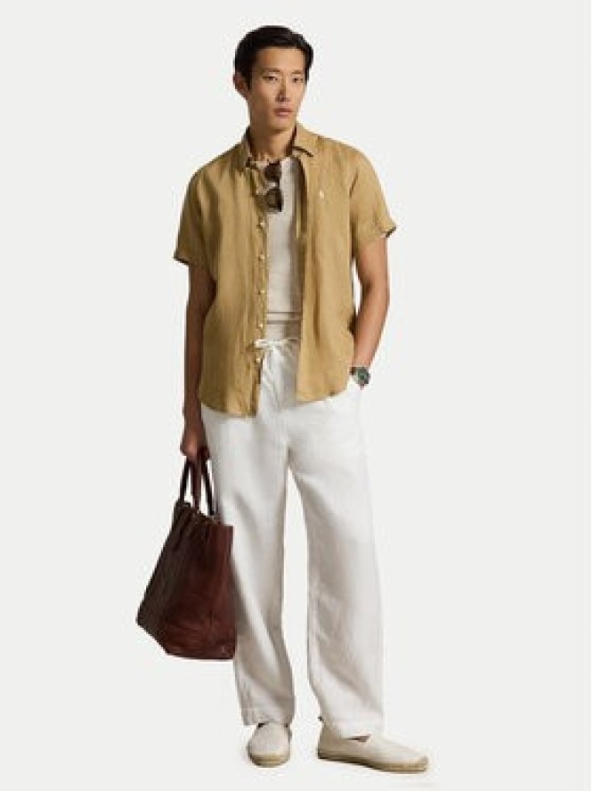 Polo Ralph Lauren Koszula 710968912502 Beżowy Regular Fit