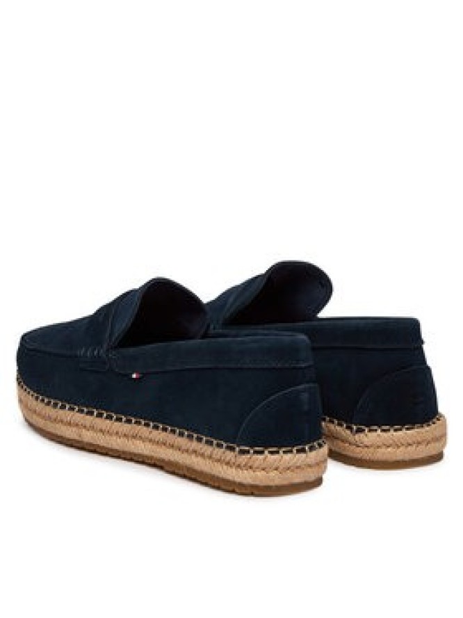 Tommy Hilfiger Espadryle Flexible Hilfiger Sde Espadrille FM0FM05794 Granatowy