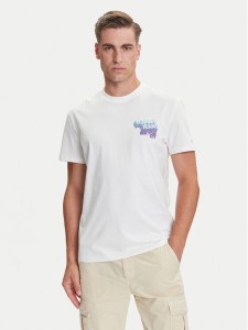 Tommy Jeans T-Shirt Stack Backprint DM0DM21589 Biały Regular Fit