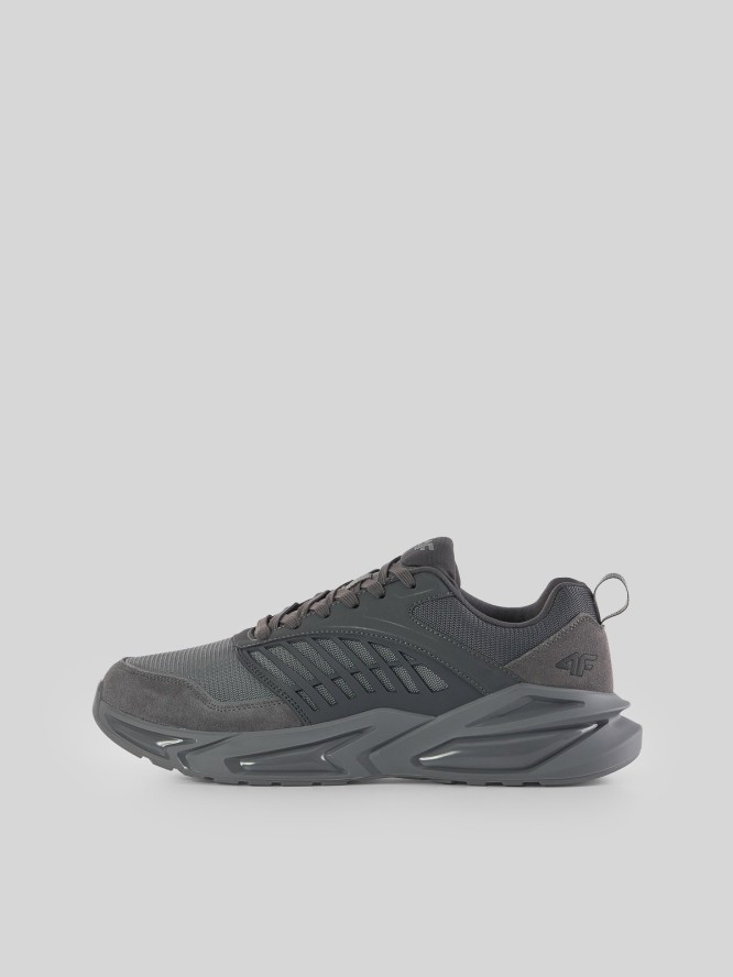 4F Sneakersy VENE z elementami zamszowymi męskie - szare 42