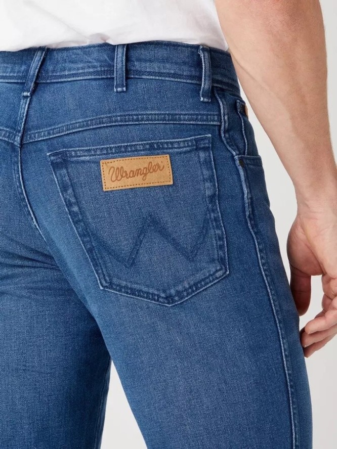 WRANGLER TEXAS MĘSKIE SPODNIE JEANSOWE JEANSY ARIES BLUE W121AG42A 112329007