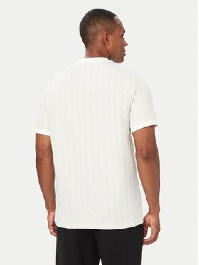 Lacoste T-Shirt TH1197 Beżowy Regular Fit