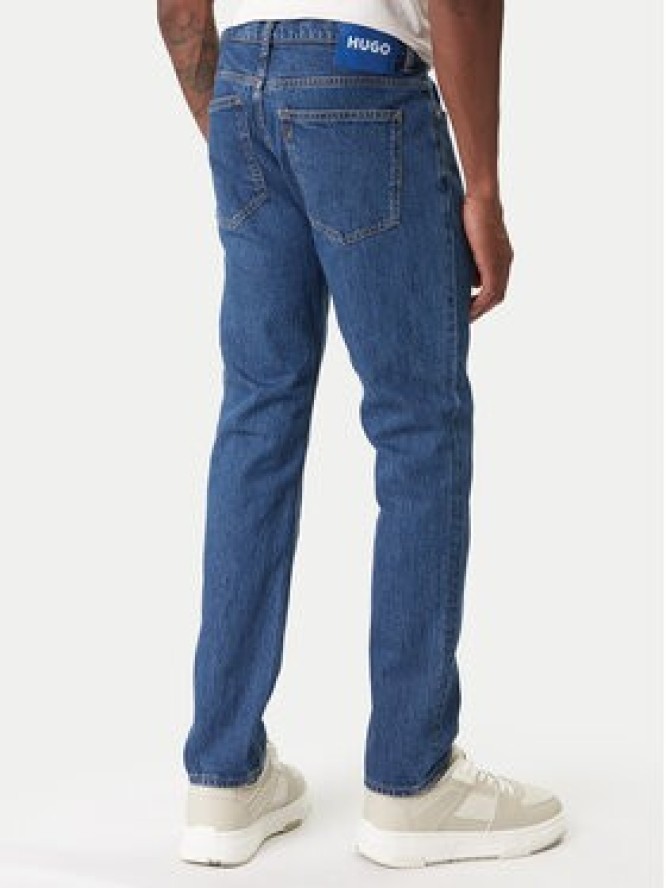 HUGO Jeansy Zane 50551886 Granatowy Skinny Fit