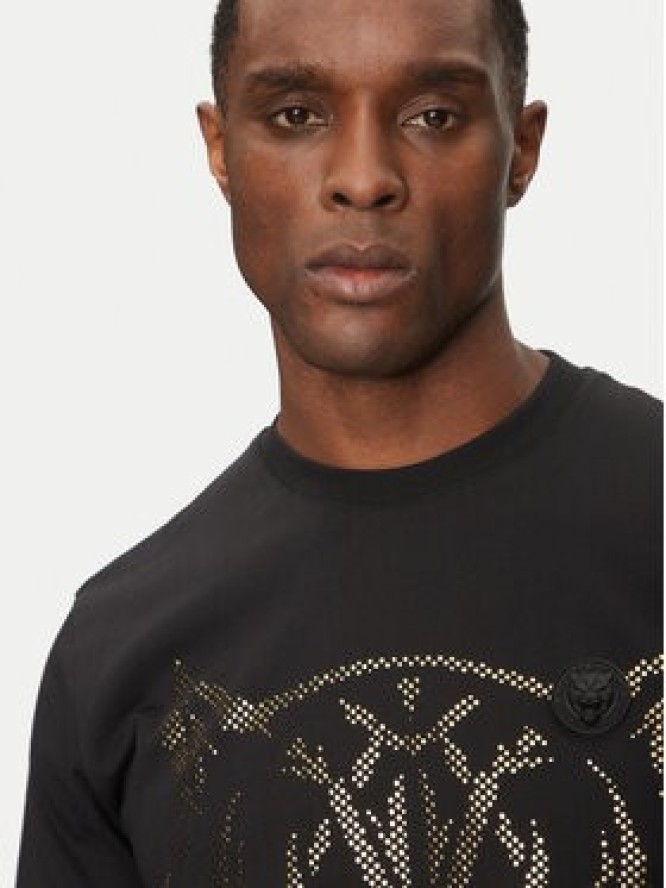 Plein Sport T-Shirt SAEC MTK8009 STE001N Czarny Regular Fit