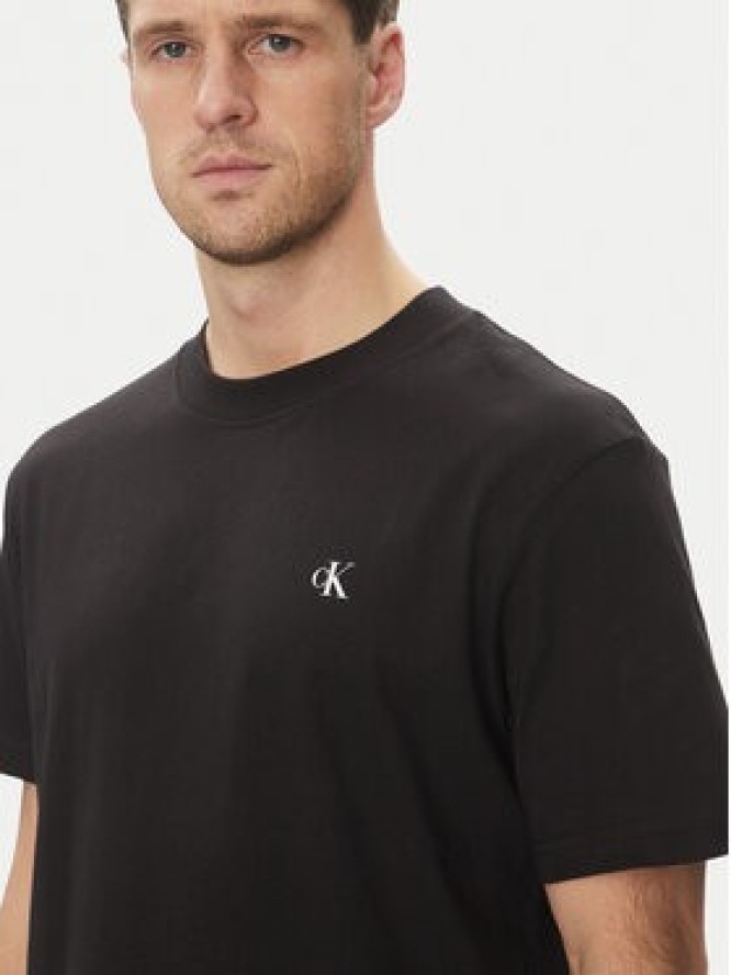 Calvin Klein Jeans T-Shirt Painted J30J327523 Czarny Regular Fit