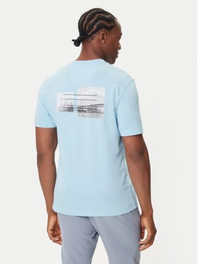 BOSS T-Shirt Photoprint 50545869 Błękitny Relaxed Fit