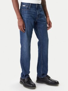 Calvin Klein Jeans Jeansy LV04RE777G Granatowy Slim Fit