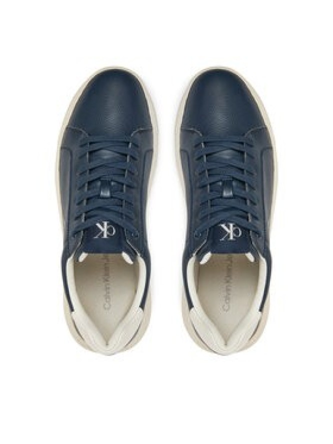 Calvin Klein Jeans Sneakersy Chunky Cupsole Lth Mg Tc YM0YM01198 Granatowy