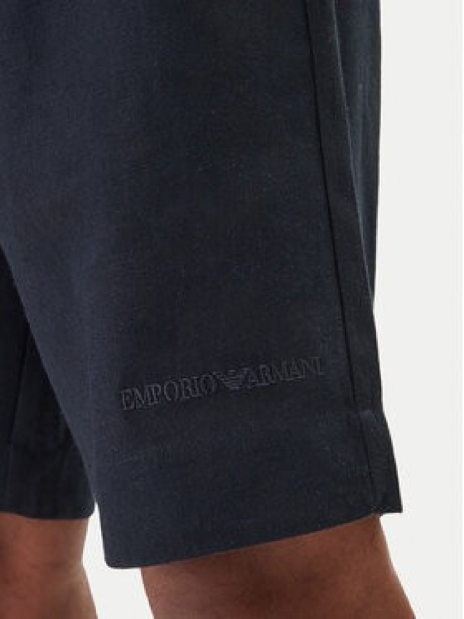 Emporio Armani Szorty materiałowe EM000681 AF20590 UB102 Granatowy Regular Fit
