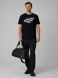 4F Spodnie casual joggery męskie - czarne XL