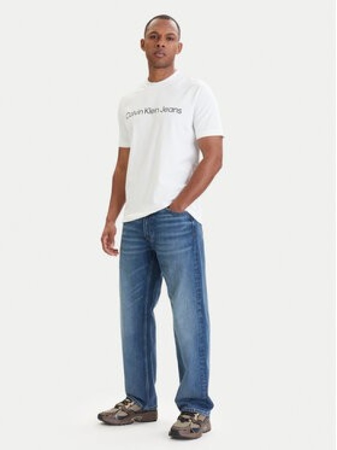 Calvin Klein Jeans T-Shirt LV04RAB810 Biały Regular Fit