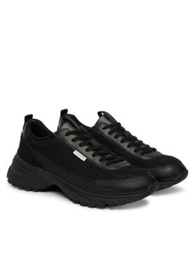 Calvin Klein Sneakersy Hike Runner Laceup Mesh HM0HM02240 Czarny