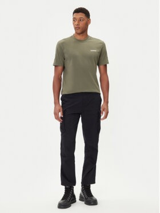 Napapijri T-Shirt Smallbox NP0A88TR Zielony Regular Fit