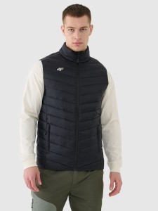 4F Bezrękawnik puchowy z wypełnieniem syntetycznym męski - czarny XL