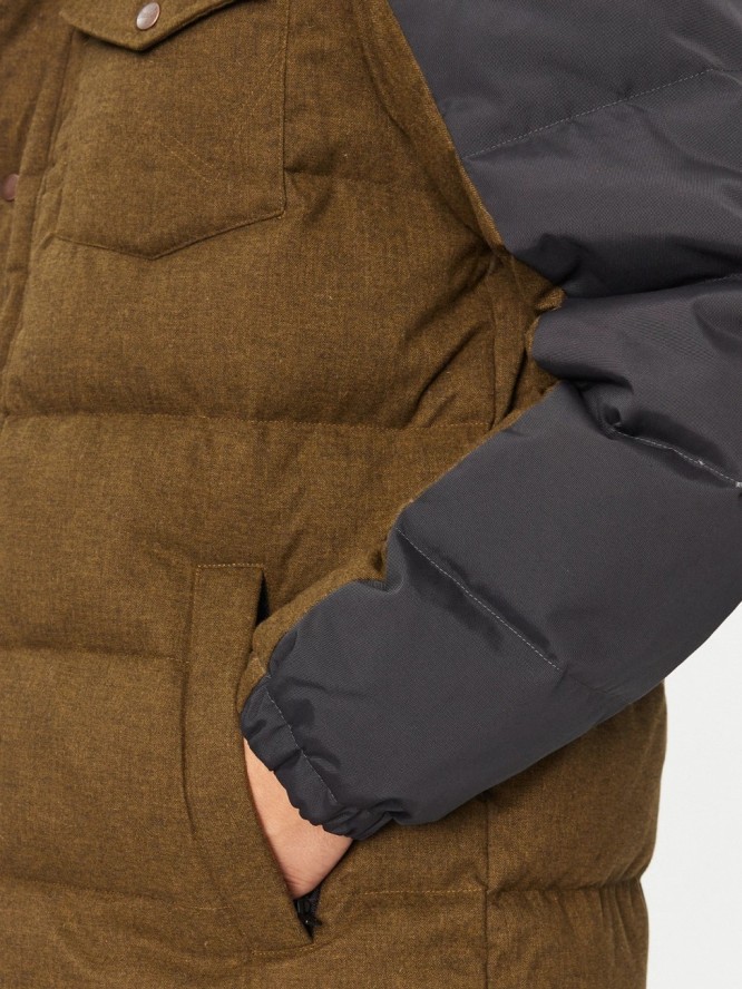 WRANGLER DOWN JACKET MĘSKA KURTKA ZIMOWA CIEPŁA NA ZIME FADED BLACK 112341101 W40L018280