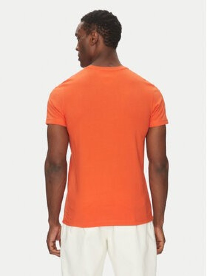 Tommy Hilfiger T-Shirt Logo MW0MW11797 Pomarańczowy Regular Fit