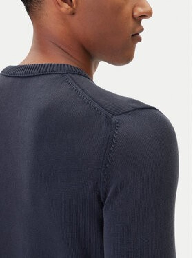 Aeronautica Militare Sweter 252MA1610UL00556 Granatowy Regular Fit