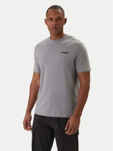 Napapijri T-Shirt Smallbox NP0A88TR Szary Regular Fit