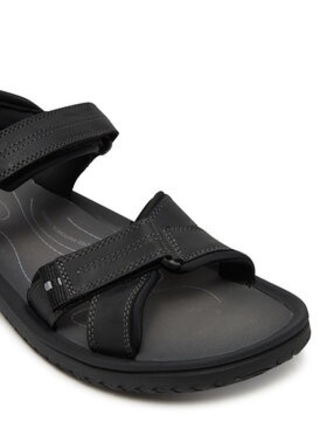 Clarks Sandały Wesley Shore 26182010 Czarny