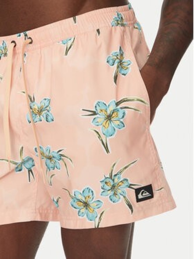 Quiksilver Szorty kąpielowe Everyday Straight Volley 15 EQYJV04121 Pomarańczowy Regular Fit