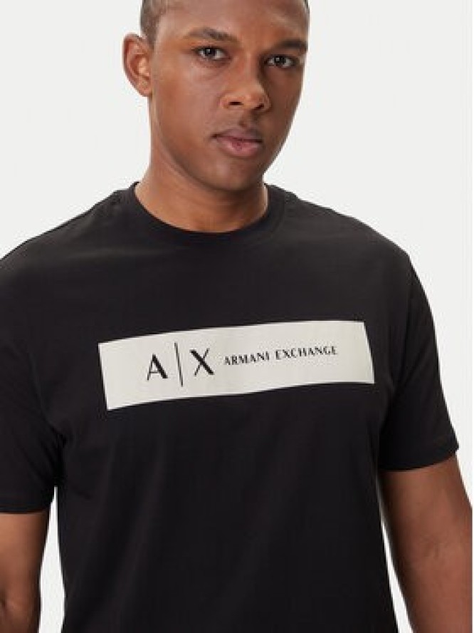 Armani Exchange T-Shirt XM001425 AF10361 UC001 Czarny Regular Fit