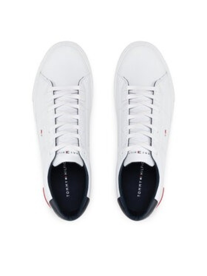 Tommy Hilfiger Sneakersy Essential Leather Detail Vulc FM0FM04047 Biały