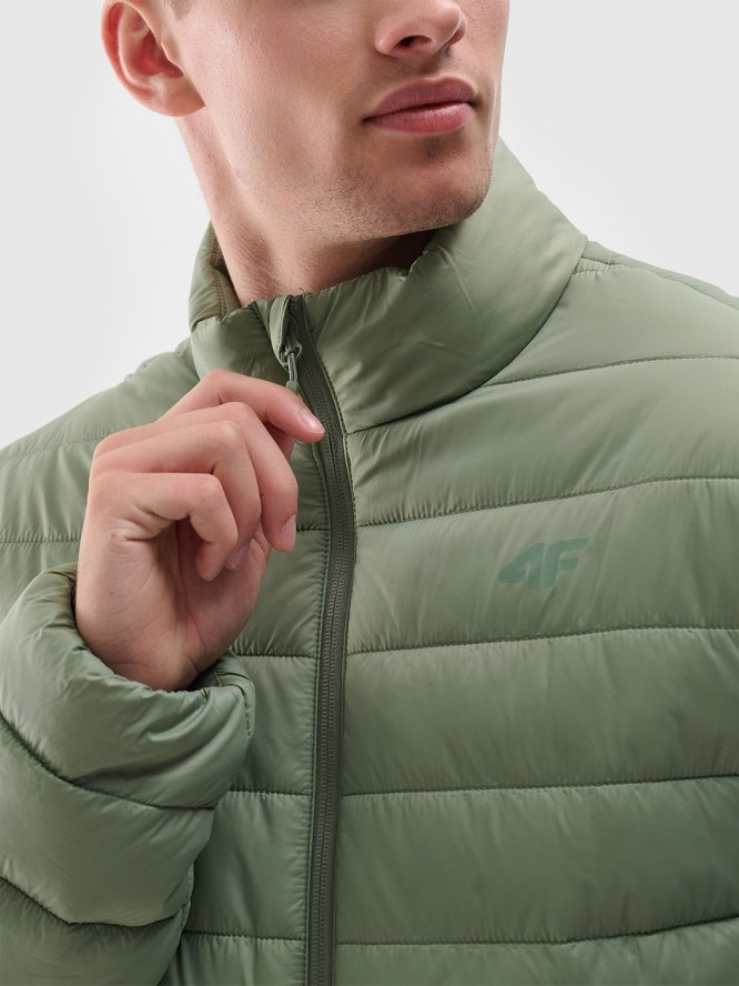 4F Kurtka puchowa z syntetycznym wypełnieniem męska - khaki S