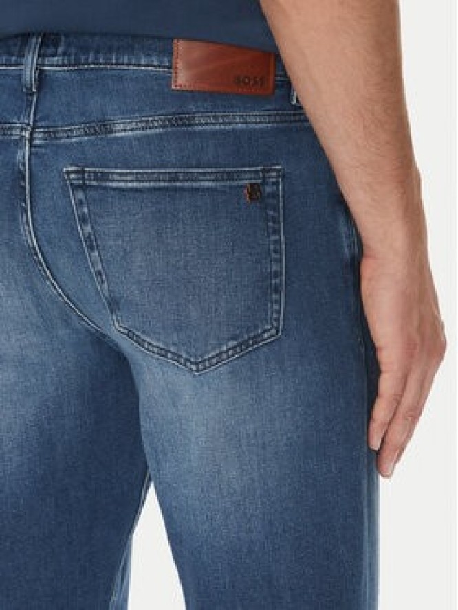 BOSS Jeansy Troy Bo 50544652 Niebieski Straight Fit