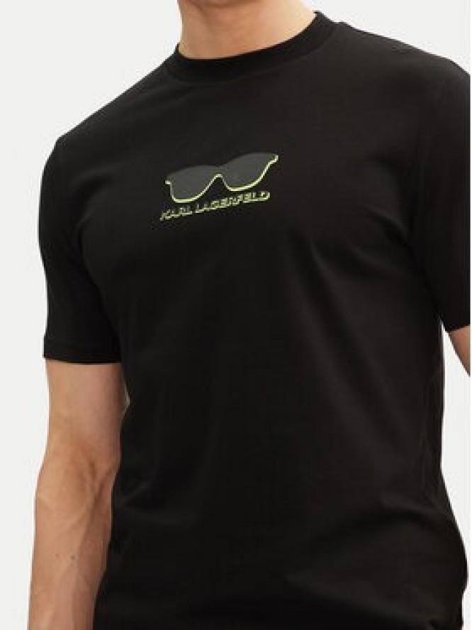 KARL LAGERFELD T-Shirt 755400 552235 Czarny Regular Fit